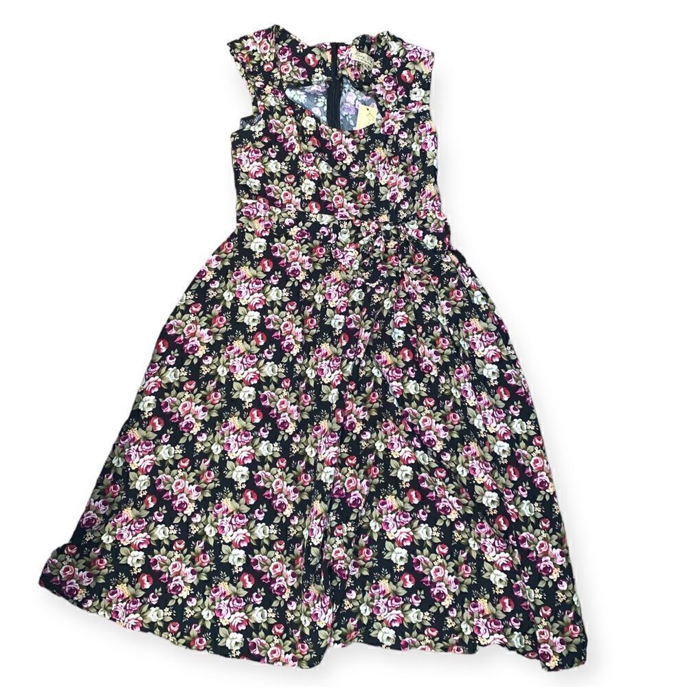 Lindy bop floral bow dress